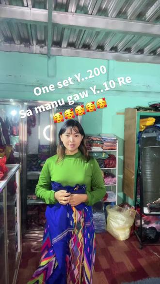 One set Y..210 sa manu janghkong du hkra lawm sai..🥰🥰🥰#tiktokmyanmar #videos🎬🎬🎥🎥 #shopping #forever @Mai