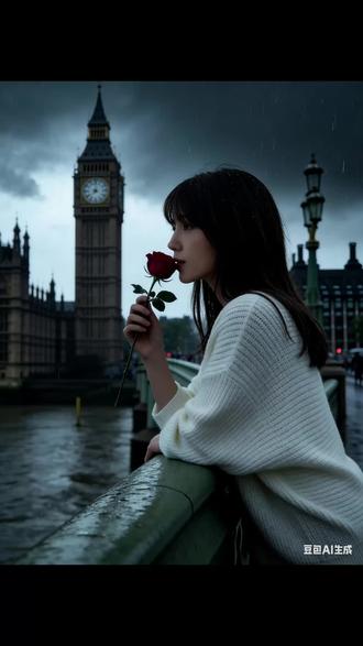 尼古丁没有救赎我们都是上帝的囚徒#豆包p图指令忧郁 #豆包ai #豆包出大片有两把刷子#ai指令生成图片指令忧郁大本钟 #忧郁ai指令