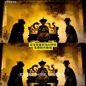宝宝登基转场AI特效#即梦ai#清朝僵尸王后母子转场教程#子母煞#暗黑系变装转场挑战#一家三口转场 清朝僵尸王爷转场、 孕妇变装僵尸、清朝僵尸王妃、清朝僵尸王爷、清朝僵尸转场特效、垂帘听政、东汉幼儿园、傅仪、亲子互动转场、母子互动转场、父女互动转场、父子互动转场、一家三口互动转场、三口之家AI特效、一家三口转场视频、一家三口转场新家、一家两口变三口之家的转场、请登机、请登基、暗黑系转场、中式覆面转场、特效视频制作教程、古风视频素材推荐、反差变装视频、锦衣卫转场特效、转场、丝滑无缝衔接转场、古风转场、古装转场视频、光遇变装视频、民族风变装视频、清朝服装转场、明朝服装转场、唐朝服装转场、