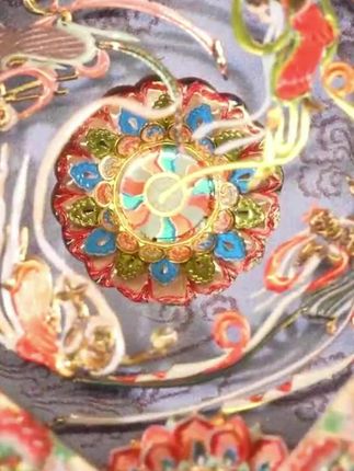 莫高窟藻井冰箱贴飞天3D立体拼图金属手工拼装模型#好物推荐🔥 #实用 #创意好物 #冰箱贴 #3d立体