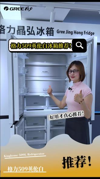 509L 大容量十字分储,三档变温舱,母婴冰鲜零度随心调#沸腾广东夏季嗨购节 #健康生活 #好电器格力造