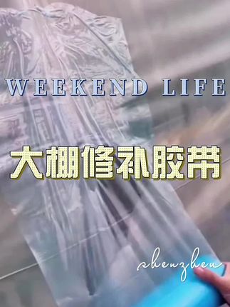 大棚破损修补胶带,帐篷、雨衣等都可以用它修补#大棚修补胶带#三农#大棚蔬菜#农业种植