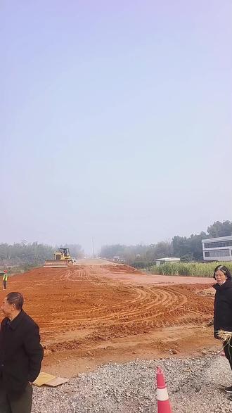 来看下君安御景旁的常宁大道通往常宁北高速路口的施工进度。