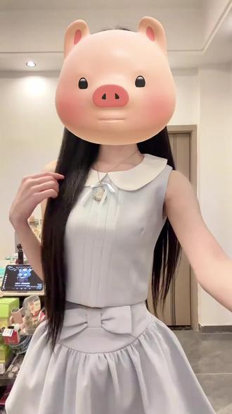 韩风chic一整套气质巨好看复古灰色无袖上衣短裙两件套装2026夏季#韩系穿搭 #甜美风穿搭 #学院风穿搭#开春穿搭 #套装