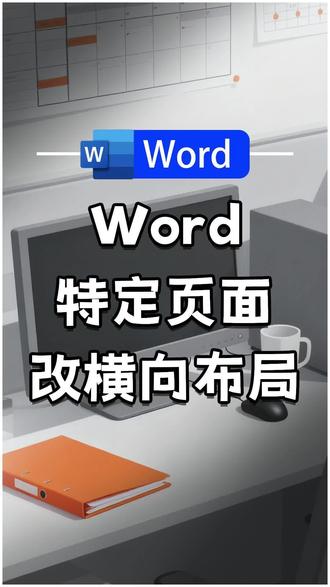 Word特定页面改横向布局#办公技巧 #学习 #打工人 #知识分享 #干货分享 @DOU+小助手