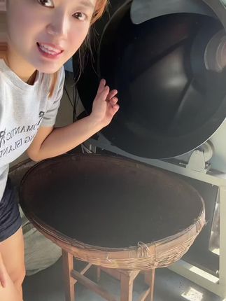 现炒现出锅的一年当中最便宜的高温福利茶#崂山茶