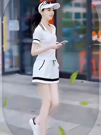 #夏日穿搭 #运动休闲套装 #谁穿谁好看 #时尚洋气 #夏季新款