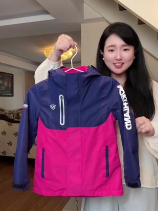十大运动户外品牌#诺诗兰 儿童三合一可拆卸冲锋衣大破价