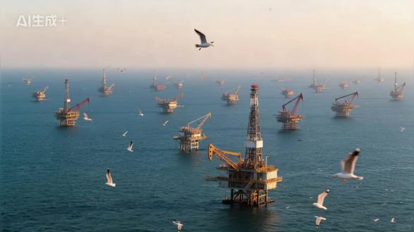 渤海油田2025年产油突破4000万吨: 深海能源崛起的中国力量 ,这一数字不仅刷新历史纪录,更标志着我国海洋石油工业实现了从"追赶者"到"领跑者"的关键跨越。#渤海 #渤海油田 #中海油 @DOU+小助手 #2025ai年终大赏