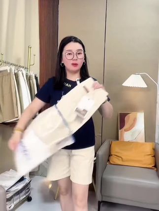 夏季薄款牛仔棉五分裤女宽松大码高腰显瘦百搭休闲短裤2025新款