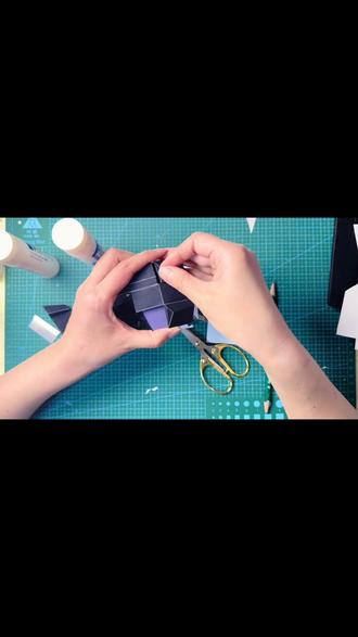 精神力高达纸模第一弹-部件8,主干身体-胸#手工diy #高达 #变形金刚 #模型#折纸