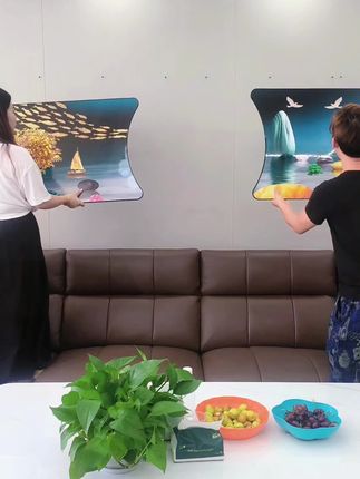 客厅装饰画,现代简约壁画,沙发背景装饰画,三联挂画 #客厅装饰画 #沙发背景装饰画 #现代简约