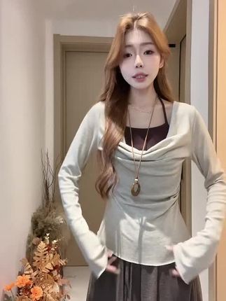 假两件显瘦上衣#舒适穿搭 #日常穿搭分享 #休闲穿搭 #时尚休闲女装 #穿搭ootd