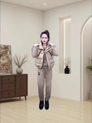 2025秋冬加绒加厚新款马甲卫衣套装女宽松大码气质遮肉#简约三件套#穿搭 #谁穿谁好看 #秋冬穿搭 #