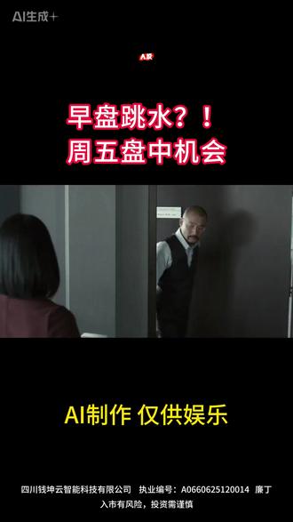 早盘突发跳水!周五盘中有哪些机会呢? #股市 #A股 #股票