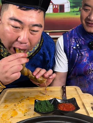 这样的美味也可以带回家吃#肚包肉羊肉肠