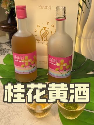 喜欢微醺的姐妹千万不要错过这个,满嘴的桂花香,特别是舒畅#桂花黄酒 #桂花酒 #好喝不贵