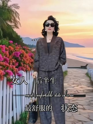 #潮流搭配师 #服饰穿搭推荐 #面料柔软舒适 #谁穿谁好看系列 #时尚妈妈装