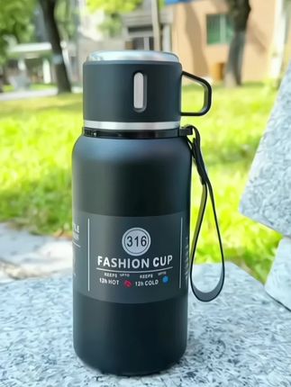 大容量316不锈钢保温杯户外运动超大真空水杯男女便携泡茶保温杯#大容量保温杯#保温杯#茶水分离杯 #水杯 #高颜值保温杯