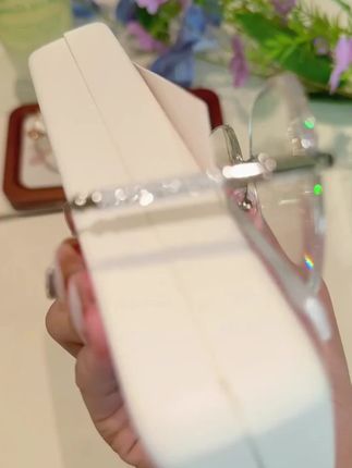 素颜减龄超轻无边框老花眼镜女款满天星设计素颜显瘦金银边款式#眼镜#好物#好物分享#好物推荐#好物种草