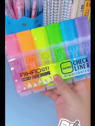 这些彩色荧光笔可太实用啦,标记重点、做手账都超合适,用它来装点生活,让每一天都变得多彩起来~