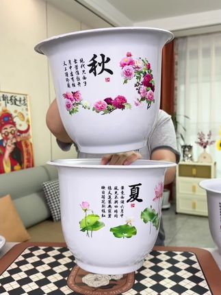 特大号花盆加厚塑料仿陶瓷树脂种树花盆处理清仓桂花种树花盆耐磨#花盆 #树脂花盆 #花盆推荐 #种花花盆