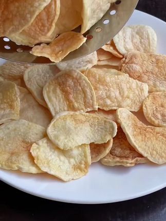 #干土豆片 #零食 #儿时回忆 #妈呀太香了