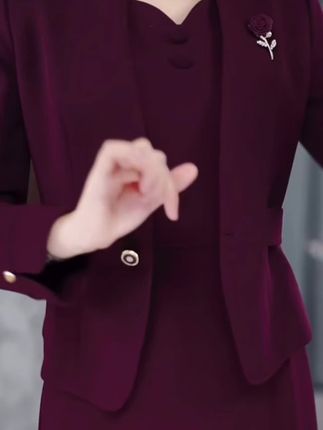 外套+裙子秋季连衣裙2025新款气质显瘦百搭收腰连衣裙#谁穿谁好看 #品质女装 #修身显瘦