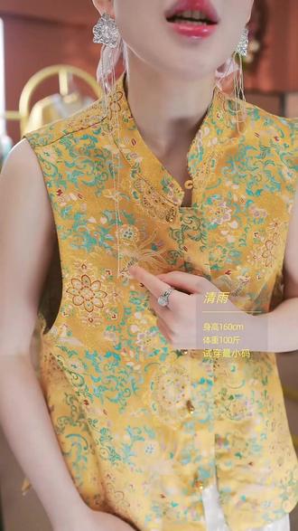 直筒裤穿出复古范,松紧腰设计太贴心!