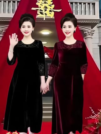 #婚宴礼服#敬酒服#喜婆婆喜妈妈婚宴装 @DOU+小助手