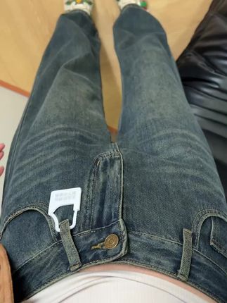 高腰直筒牛仔裤女2025年秋季新款大码胖mm梨形身材显瘦窄版阔腿裤#秋季新款#牛仔裤天花板 #显高显瘦显腿长