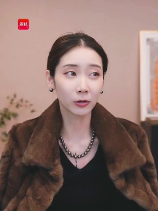 【CHENSMCHEN×JCSO】进口小立领咖啡水貂外套CySP7577NL#魅力女人 #与众不同