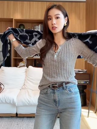 #女装穿搭 #慵懒风穿搭 #优雅气质 #丝巾系法大全