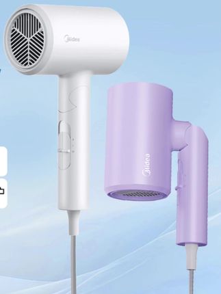 #吹风机 #吹风机推荐 #吹风筒 #电吹风  #家用吹风机      美的吹风机折叠家用负离子大功率大风力不伤发电吹风机推荐