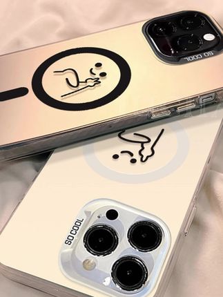 中指手势适用苹果16pro手机壳卡通情侣华为mate70简约小米15磁吸#手机壳 #网红手机壳 #潮牌手机壳 #防摔手机壳 #手机壳推荐