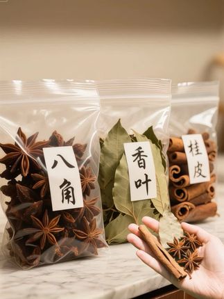#广西正宗八角桂皮香叶家庭组合大料直销卤味香料袋装厨房家用散装