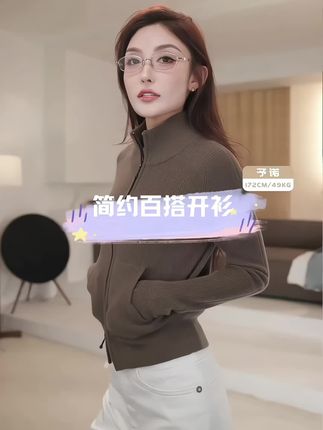 论一件百搭开衫的自我修养可通勤可休闲 保暖的同时又不显臃肿版型松弛有度藏肉显瘦于无形风度和温度我都要