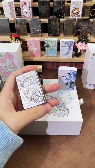 男生生日礼物新选择,热恋之翼防风打火机太酷了!