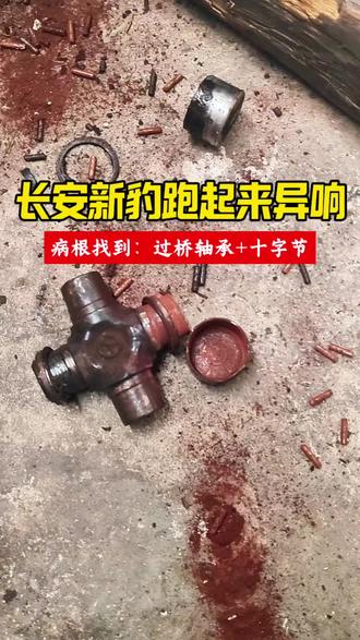 长安新豹行驶异响问题排查!经过路试诊断,确定故障为过桥轴承磨损+十字节损坏。直接更换配件,一次性解决异响、抖动,恢复车辆正常行驶状态。修车不花冤枉钱,找准问题才是关键!#修车那点事 #汽车维修服务 #长安新豹 #汽修 #蚌埠搏爱服务站
