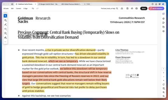 高盛研报解读 #经济学