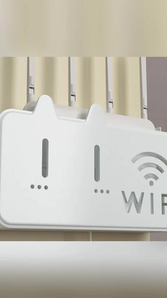 路由器遮丑神器机顶盒wifi光猫隐藏盒墙上壁挂式免打孔挂架收纳盒 #路由器收纳 #遮丑神器 #壁挂收纳