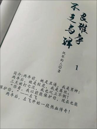 我叫左飞,东南西北的左,展翅翱翔的飞.
不良之谁与争锋!!!
#黑道小说#抚琴的人#左飞#谁与争锋 #我要上热门🔥