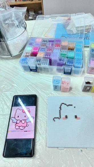 这个寒假怎么能少了拼豆呢? #拼豆 #DIY #手工diy #大通县酷狗文具店 #寒假