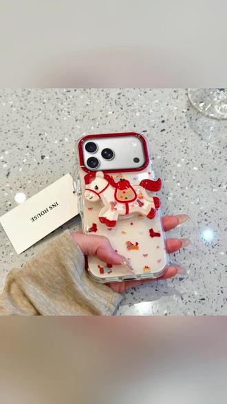 满屏蛋糕小马适用苹果17promax/16手机壳VIVO华为OPPO小米17女壳#手机壳 #可爱风 #多品牌适配 #女生手机壳 #蛋糕图案