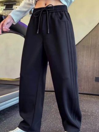 #直筒休闲运动裤
