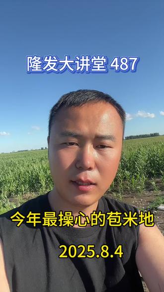 今年最操心的苞米地!#富锦隆发种业