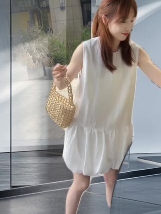 #夏季时尚穿搭 #出游穿搭 #减龄气质 #小个子显高显瘦穿搭 #连衣裙穿搭