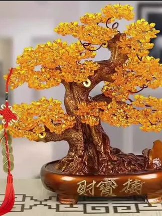 财宝树金底 DIY手工串珠发财树材料包摇钱树散珠子非成品#手工艺术 #手工制作 #每日分享
