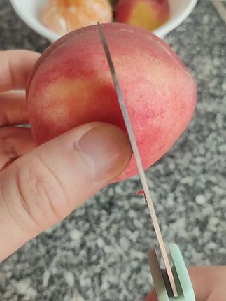 红肉桃 #应季水果