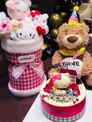 HelloKitty玩偶花束少女心可爱毛绒公仔花礼物生日毕业送闺蜜#七夕礼物 #花束 #毛绒玩具 #送给爱我和我爱的人 #礼物推荐